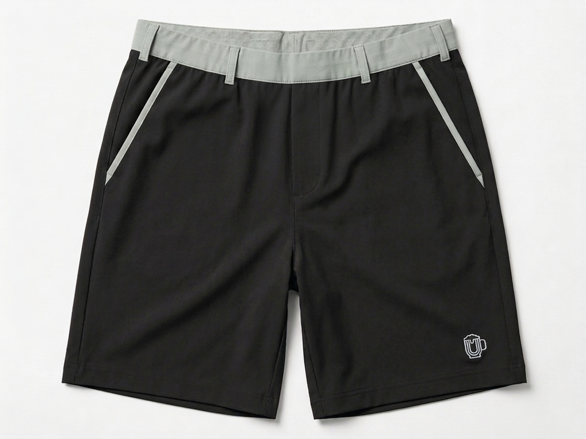 Black with Grey Waistband