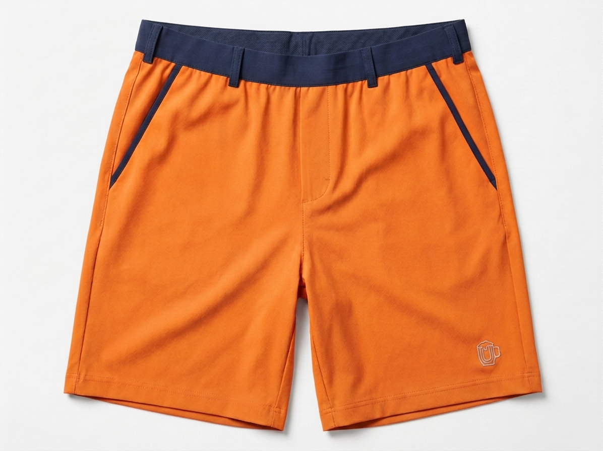 Orange with Navy Waistband